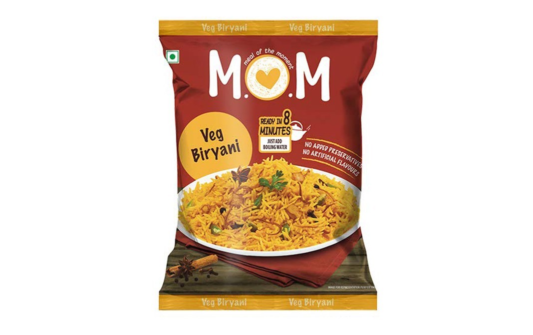 Mom Meal of the Moment, Veg Biryani    Pack  73 grams